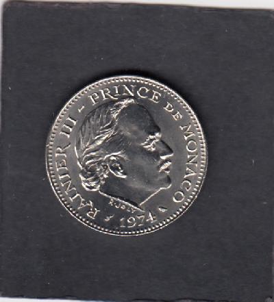 Beschrijving: 5 Francs  REINIER III